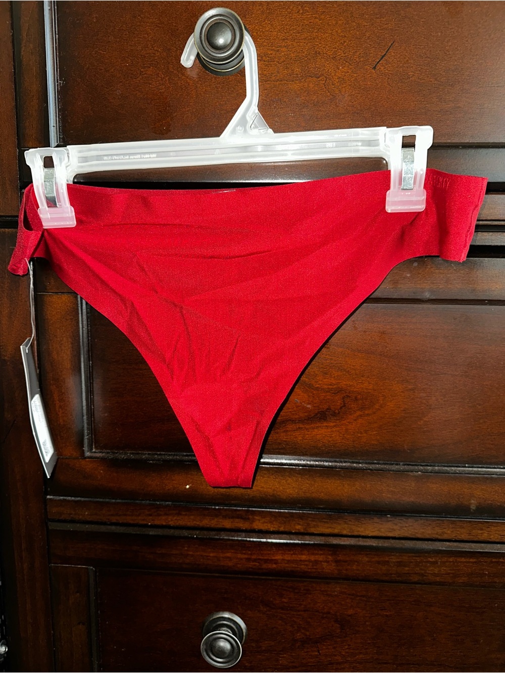 Savage x Fenty red microfiber no show thong size XL BNWT